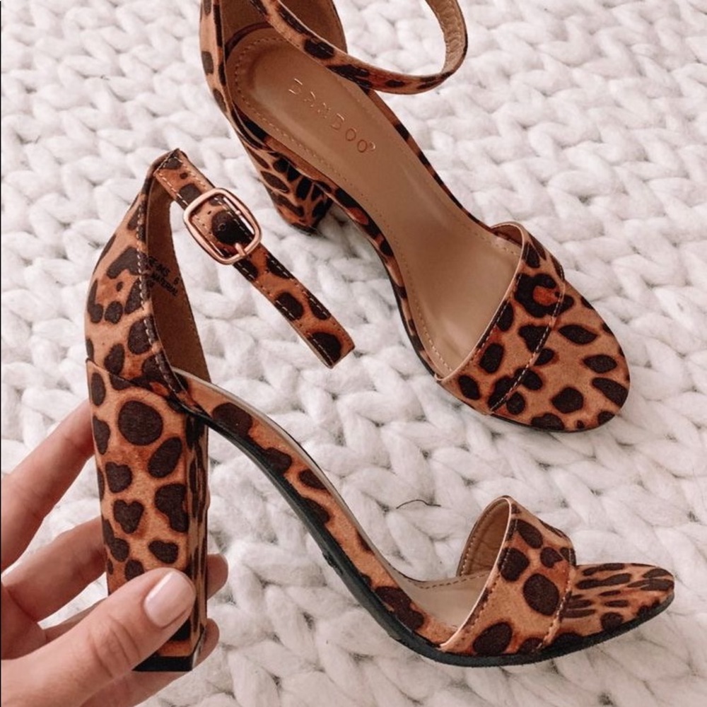 Unisa Leopard heels